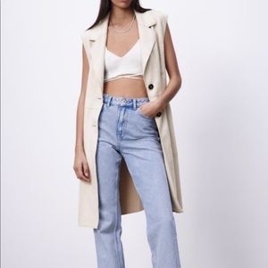 ZARA belted vest